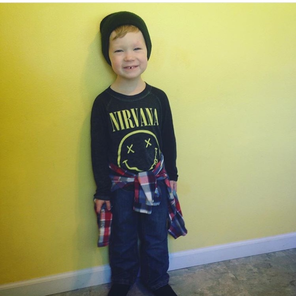 4T Toddler Nirvana Soft Baseball tee